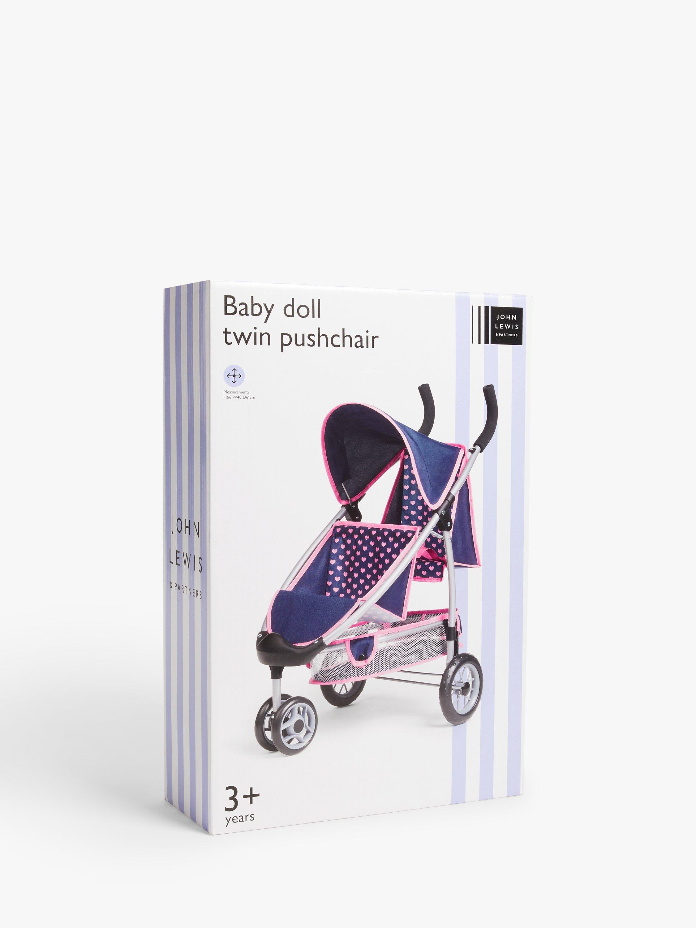 Double pushchair john lewis online