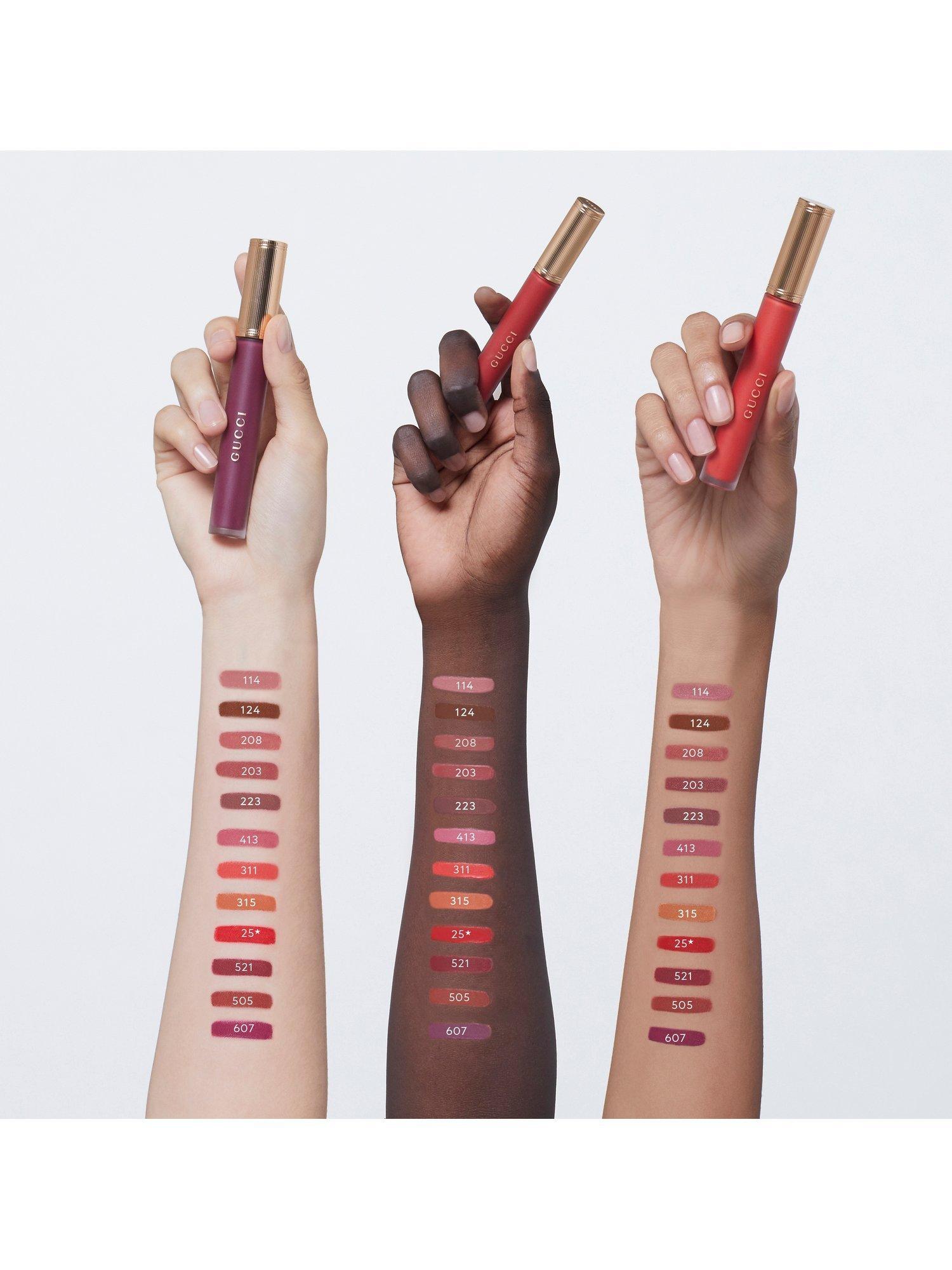 Product image 3 of 7, which shows Gucci Rouge À Lèvres Liquide Matte Lipstick, 505 Janet Rust