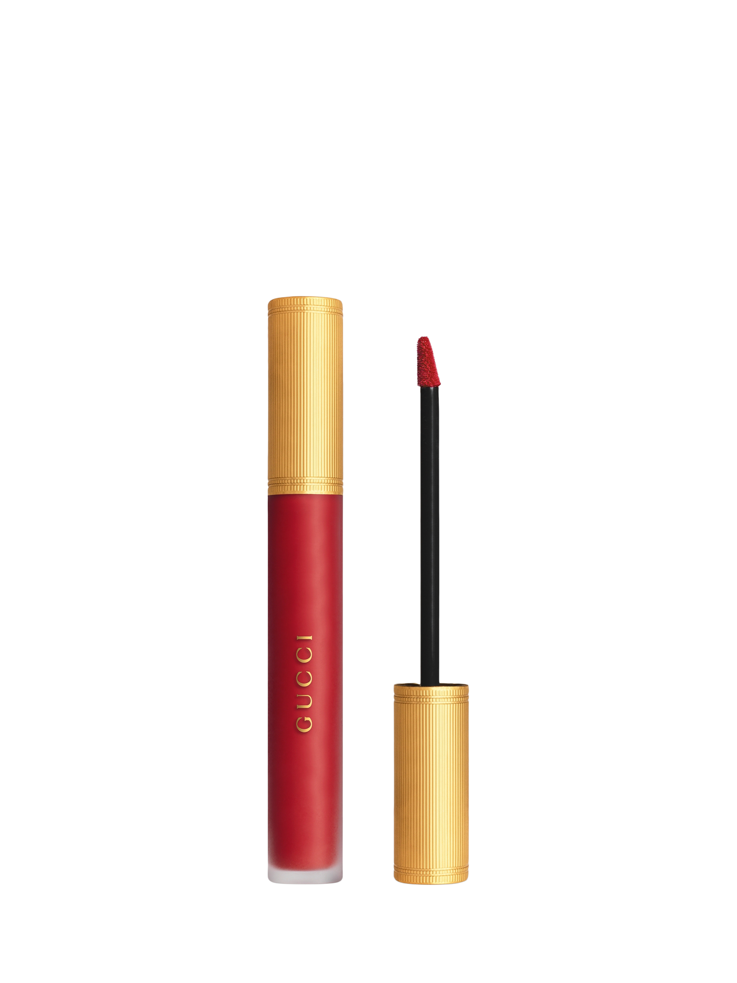 Product image 1 of 7, which shows Gucci Rouge À Lèvres Liquide Matte Lipstick, 025* Goldie Red