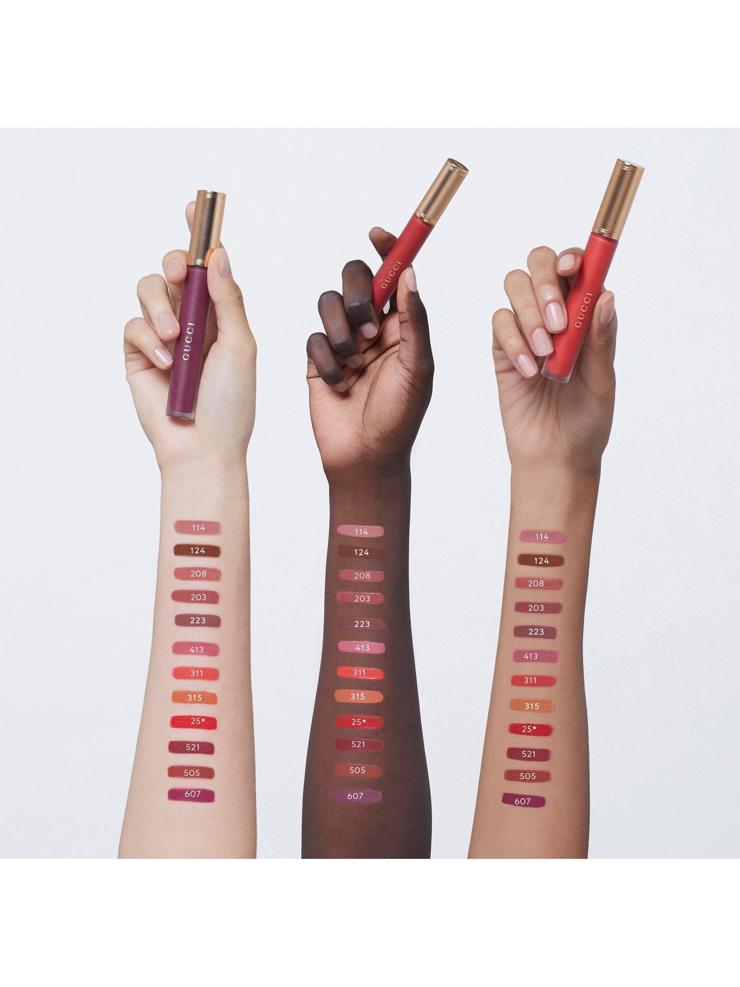 Product image 3 of 7, which shows Gucci Rouge À Lèvres Liquide Matte Lipstick, 025* Goldie Red