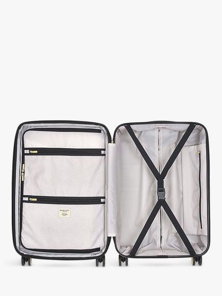 Radley Lexington Medium 4-Wheel Suitcase - view 2, Black
