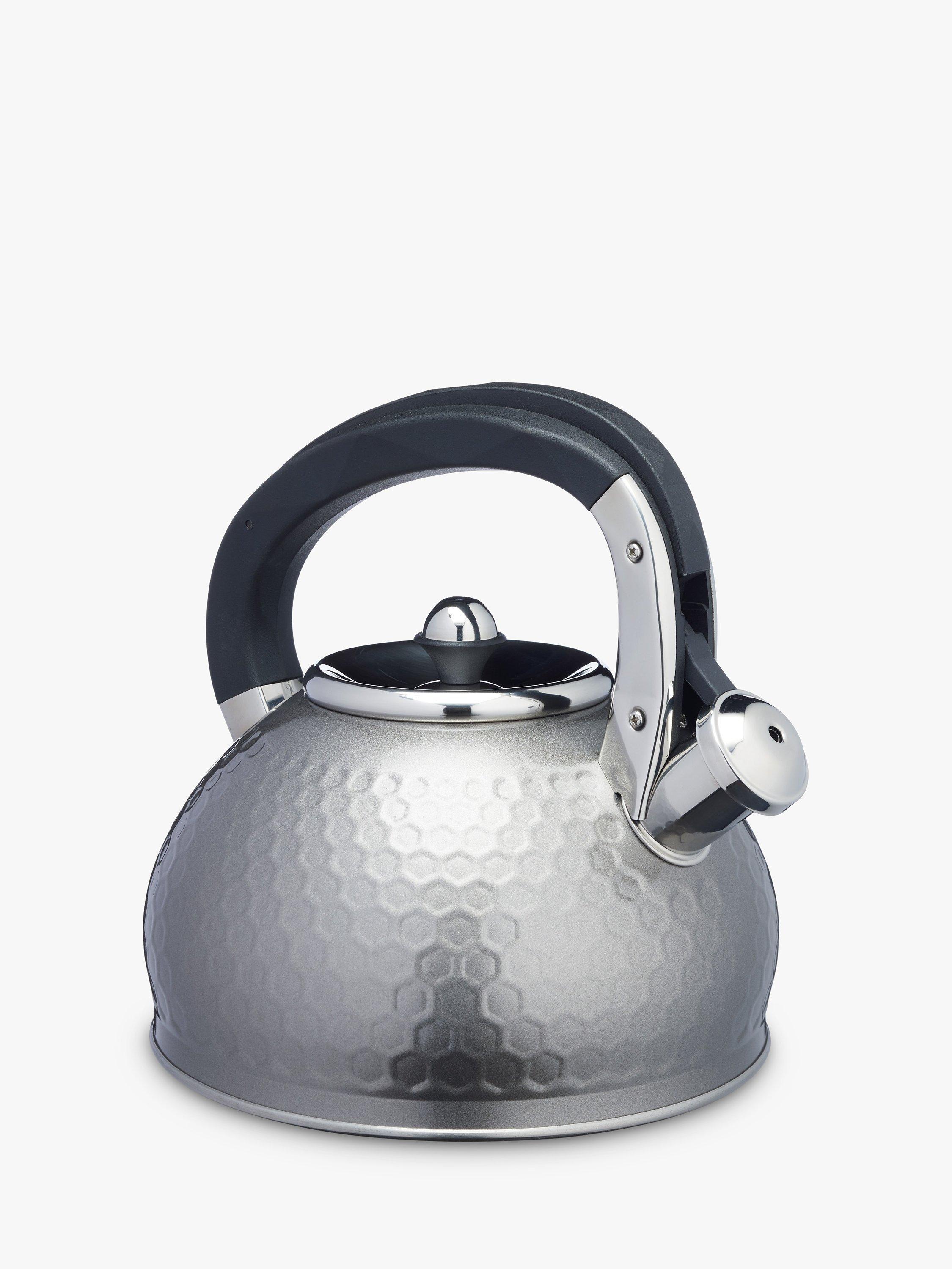 Kitchen Craft Lovello Textured Stainless Steel Stovetop Kettle, 2.5L