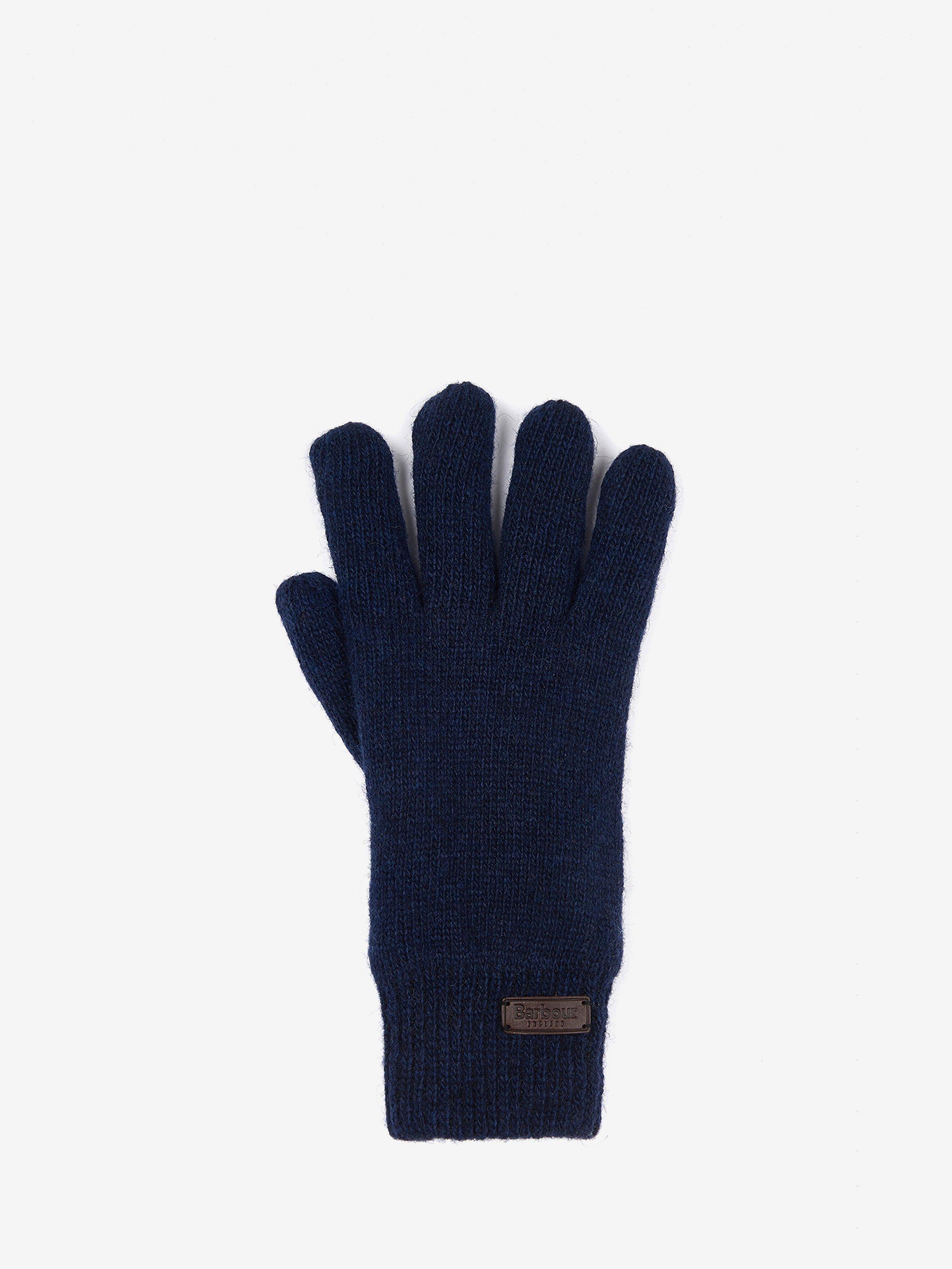 Barbour Carlton Wool Mix Gloves Navy