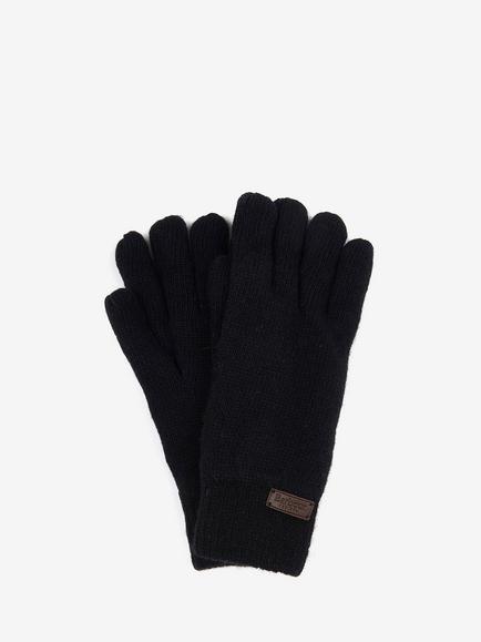 Barbour Carlton Wool Mix Gloves, Black