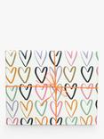 Caroline Gardner Large Hearts Wrapping Paper, 5m