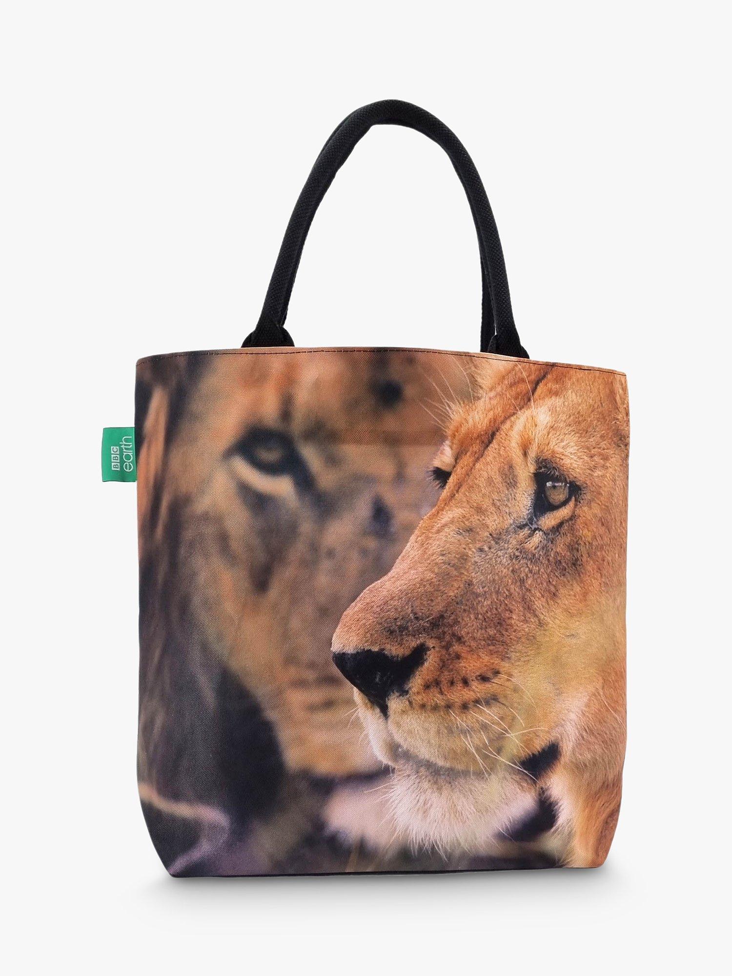 BBC Earth Lion Tote Bag, Multi