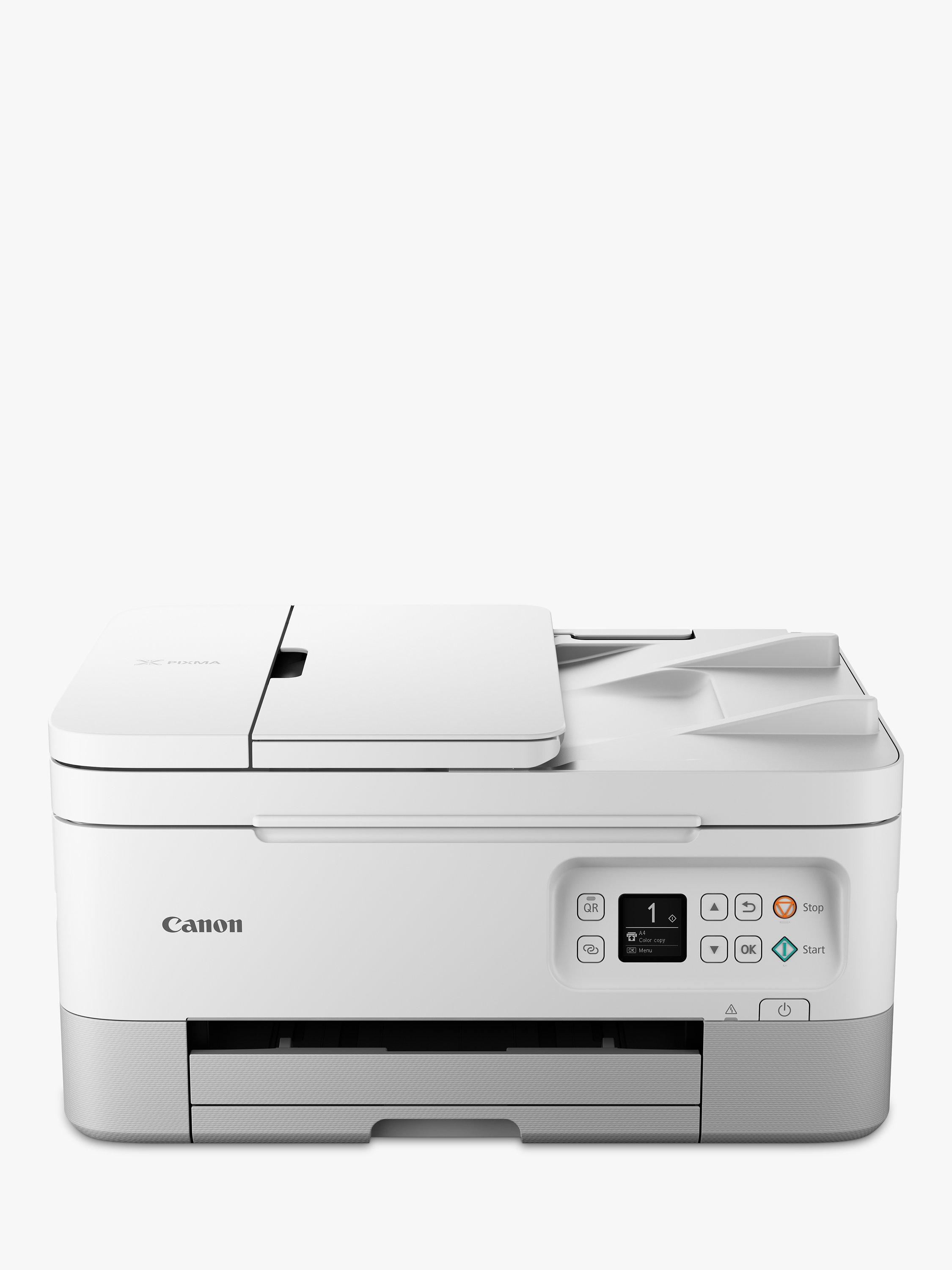 Canon PIXMA TS7451a Three-in-One Wireless Wi-Fi Printer, White