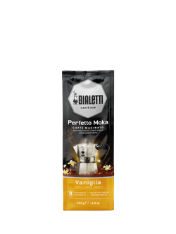 Bialetti Moka Perfetto Vaniglia/Vanilla Ground Coffee, 250g, Brown