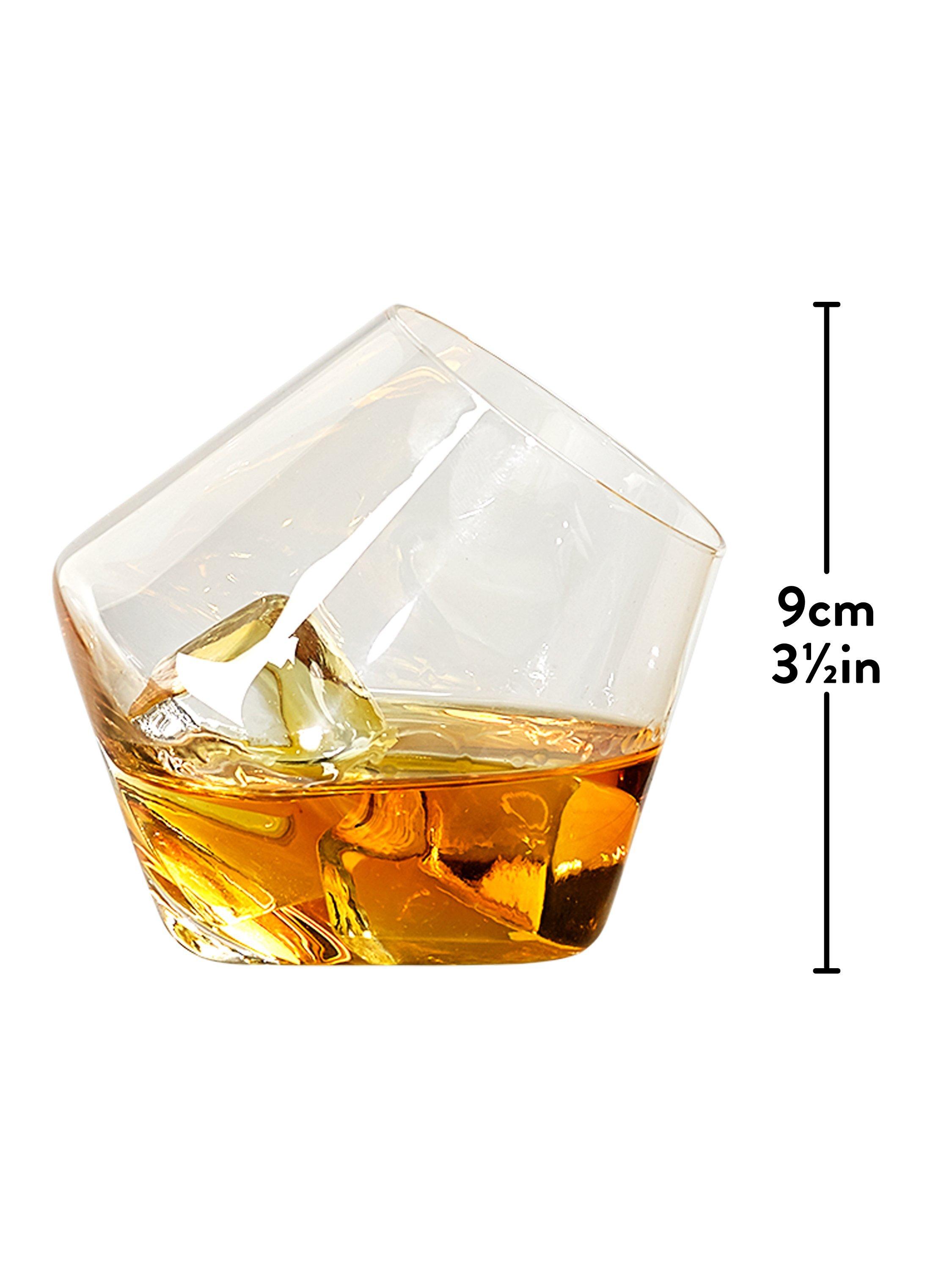 Gentlemen s Hardware Rocking Whiskey Glasses Set of 2 230ml