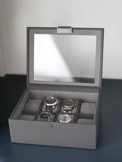Stackers Eight Piece Watch Box, Slate Grey - view 2, Slate Grey