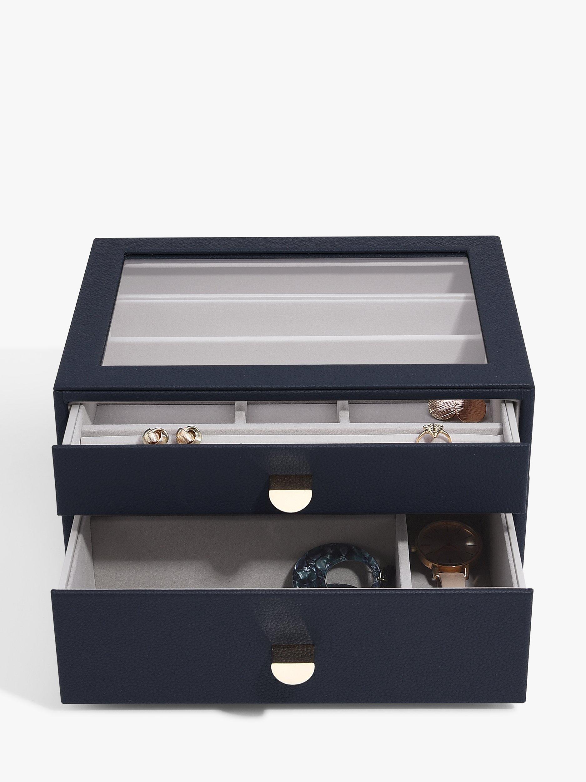 Stackers Classic Jewellery Drawers, Navy