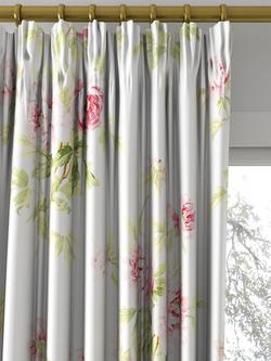 Sanderson Adele Made to Measure Curtains or Roman Blind, Rose/Cream - view 2, Rose/Cream