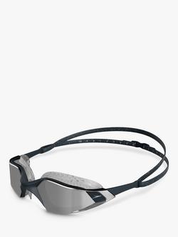 Speedo Aquapulse Pro Mirror Swimming Goggles, Grey / Silver