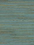 Osborne & Little Kanoko Grasscloth 2 Wallpaper, Blue W7690-01