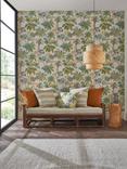 Osborne & Little Malabar Wallpaper, Apple Green W7616-01