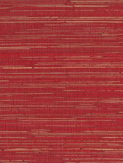 Osborne & Little Kanoko Grasscloth 2 Wallpaper, Red W7690-06