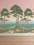 Osborne & Little Coastline Wallpaper Panel, W7680-03, Pink W7680-01