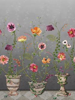 Osborne & Little Lamorran Wallpaper Panel, Charcoal W7683-04