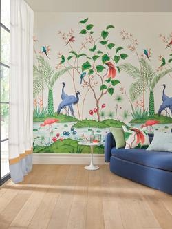 Osborne & Little Mirage Wallpaper Panel - view 2, Ivory W7610-01