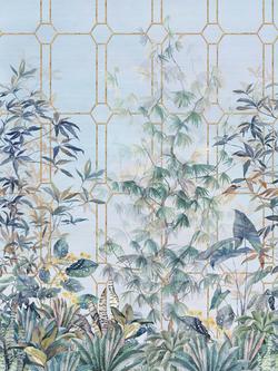 Osborne & Little Katsura Wallpaper Panel, Blue W7611-03