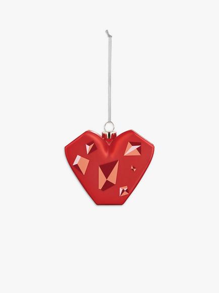 Alessi Cubik Love Christmas Tree Bauble, Multi