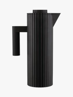 Alessi Plissé Thermo Insulated Jug, 1L, Black