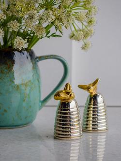 Culinary Concepts Queen Bee and Hive Cruet Set - view 2, Silver