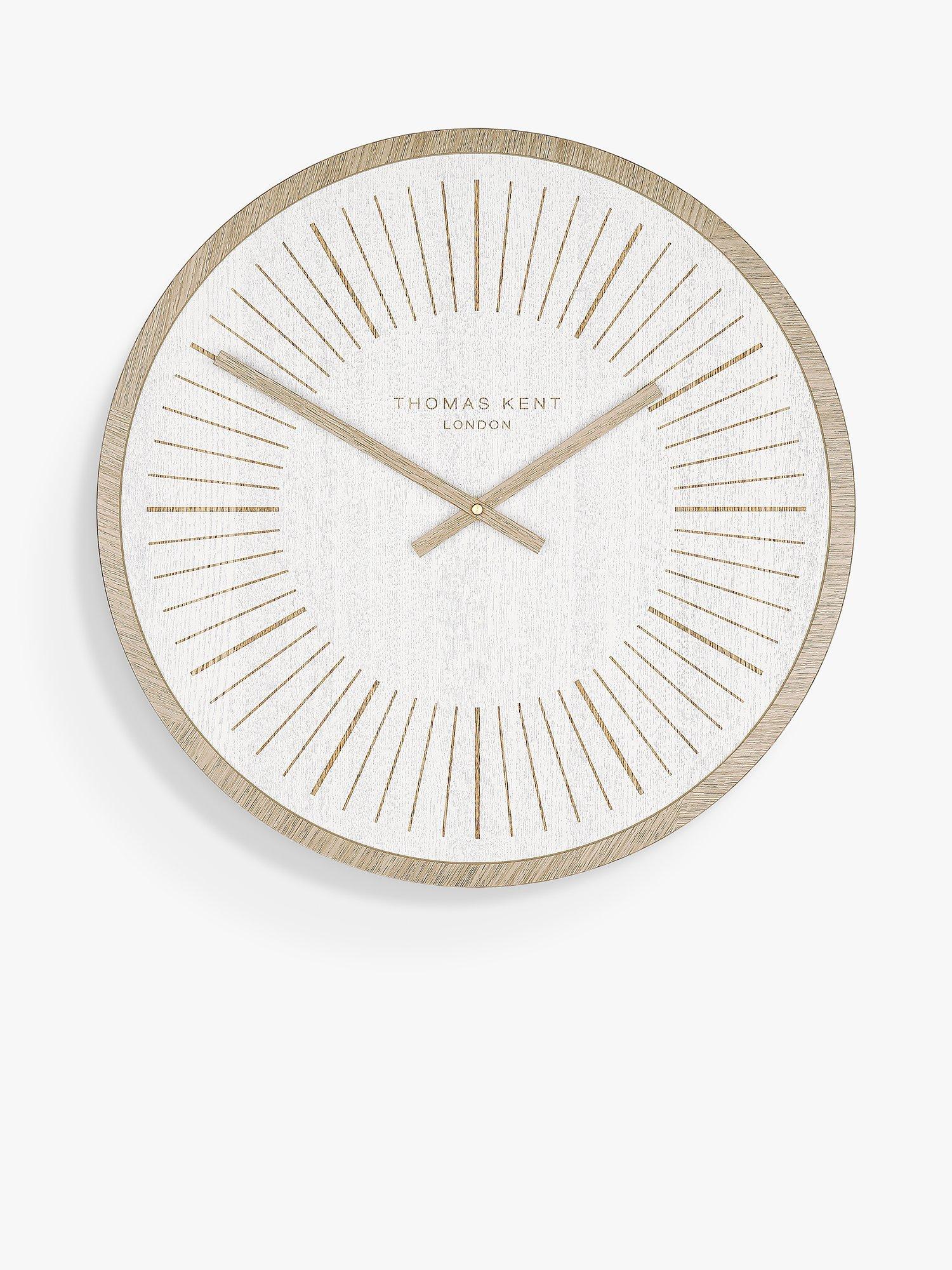Thomas Kent Coppice Analogue Wall Clock, 46cm, Natural