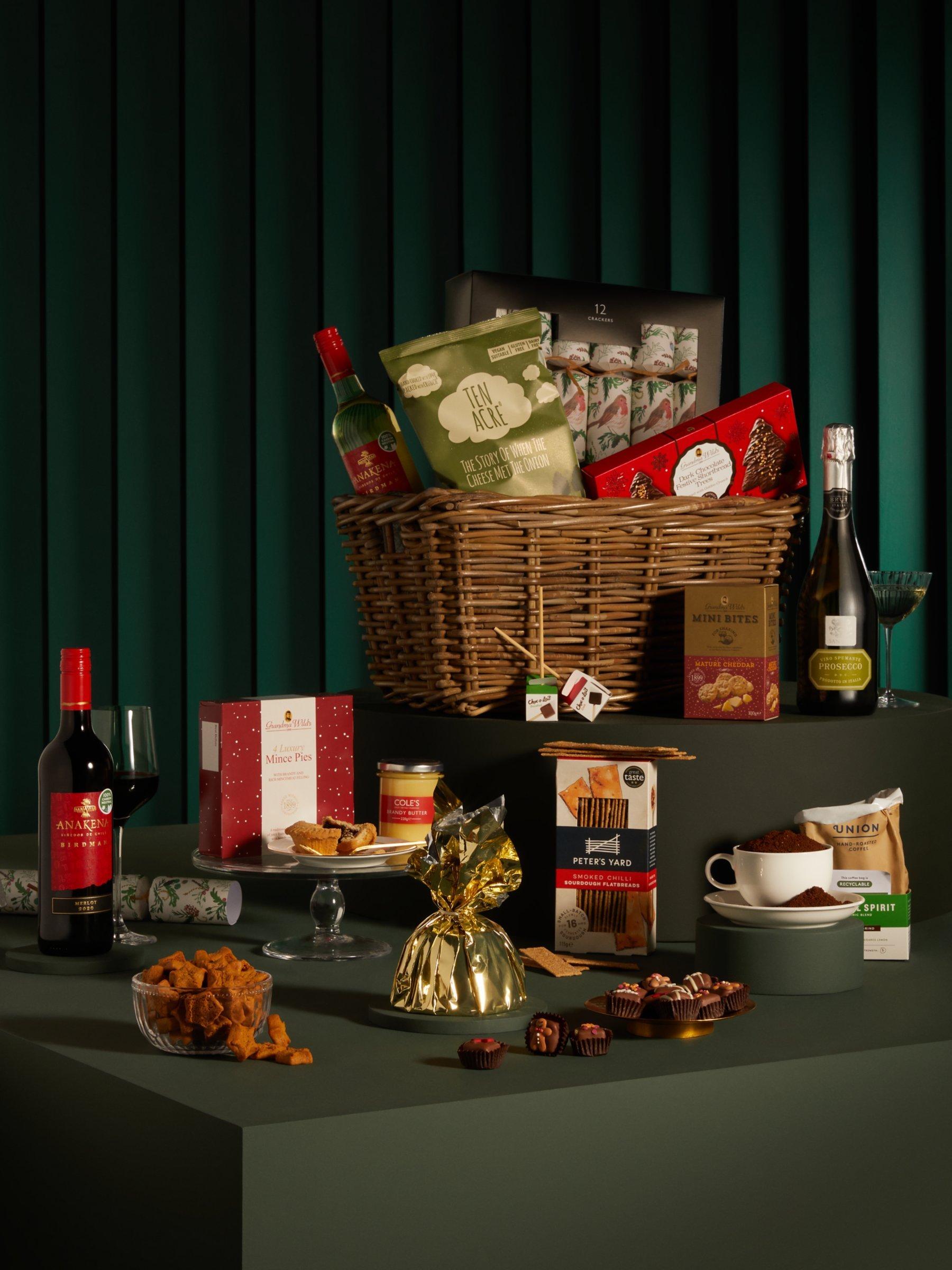 John Lewis Festive Fireside Basket