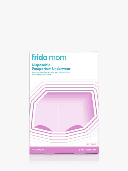 Fridababy Frida Mom Boy Short Disposable Postpartum Underwear, Regular, Grey