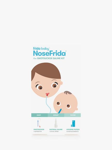 Fridababy NoseFrida Snot Sucker Saline Kit - view 2, Multi