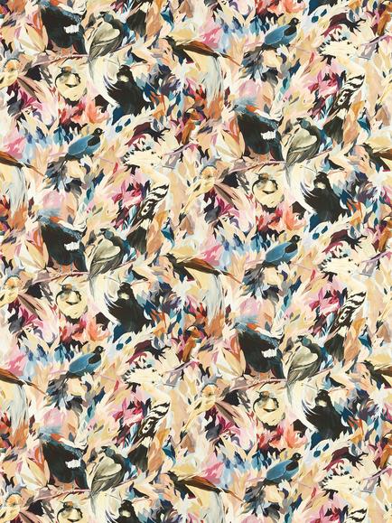 Harlequin Dance Of Adornment Made to Measure Curtains or Roman Blind, Pomegranate/Grounded/Incense, Pomegranate/Grounded/Incense