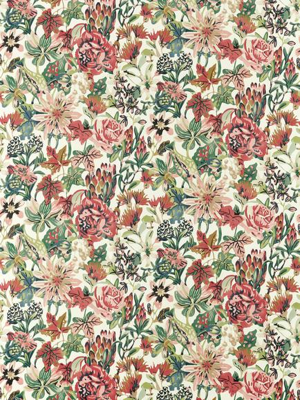 Harlequin Perennials Made to Measure Curtains or Roman Blind, Grounded/Positano/Succulent, Grounded/Positano