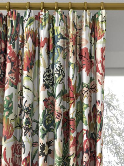 Harlequin Perennials Made to Measure Curtains or Roman Blind, Grounded/Positano/Succulent - view 2, Grounded/Positano
