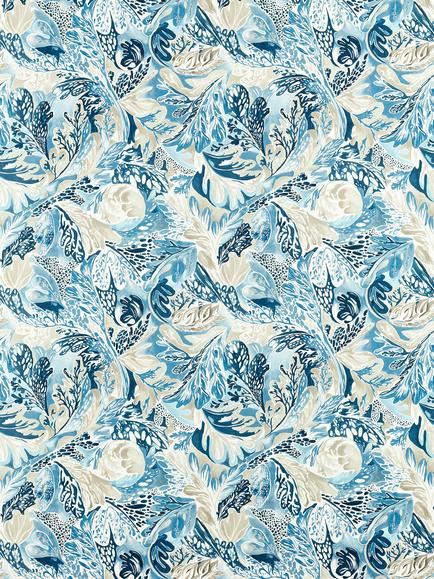 Harlequin Alotau Made to Measure Curtains or Roman Blind, Celestial/Ink, Celestial/Ink