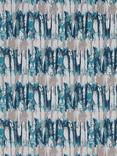 Harlequin Takara Made to Measure Curtains or Roman Blind, Teal/Ink