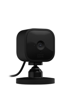 Blink Mini Indoor Plug-in Smart Security HD Camera, Black