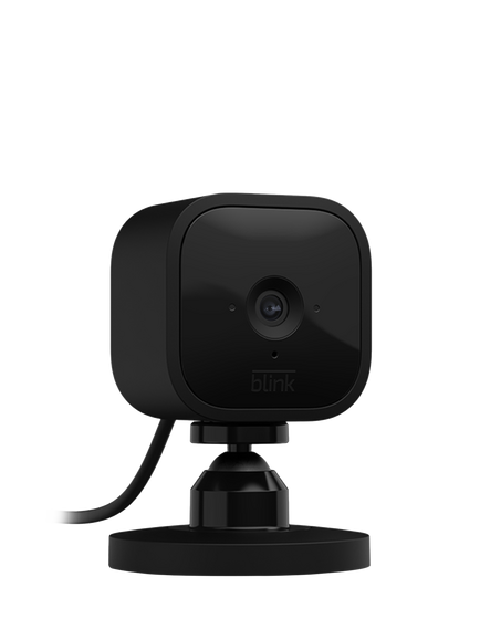 Blink Mini Indoor Plug-in Smart Security HD Camera, Black