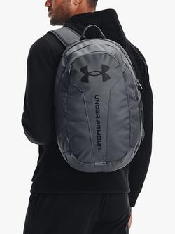 Under Armour Hustle Lite Backpack - view 2, Pitch Grey
