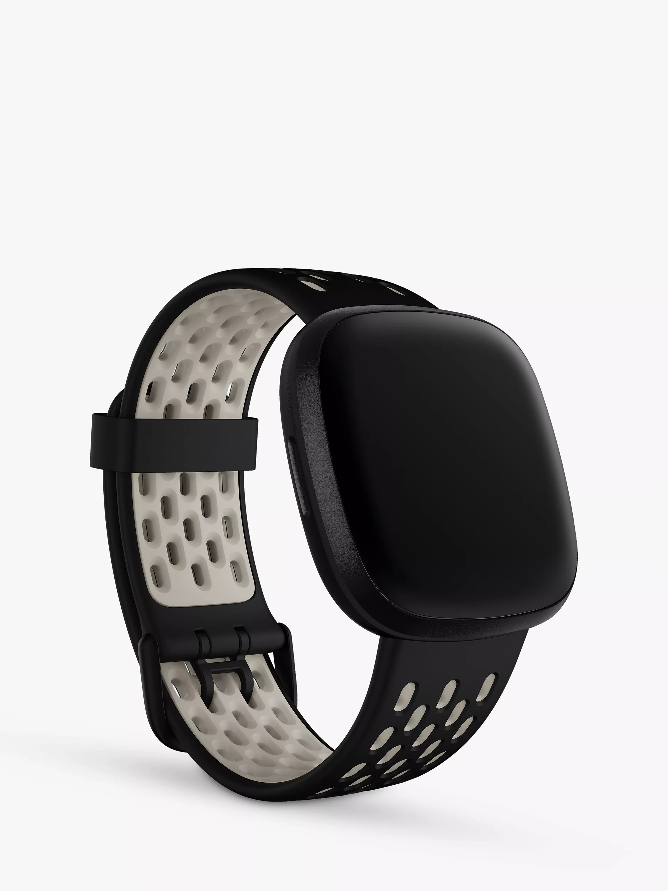 Fitbit Sport Band for Fitbit Sense Versa 3 Large Black White