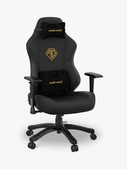 anda seaT Phantom 3 Premium Office Gaming Chair, Black, Black