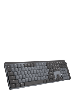 Logitech MX Mechanical Bluetooth Wireless Keyboard, Graphite, Graphite