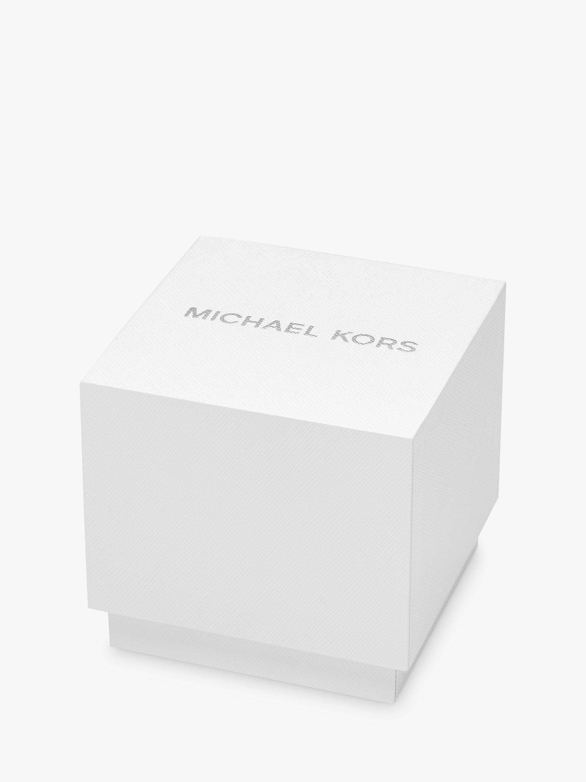 Product image 4 of 4, which shows Michael Kors Women's Pyper Cubic Zirconia Bracelet Strap Watch, Gold/White MK4666