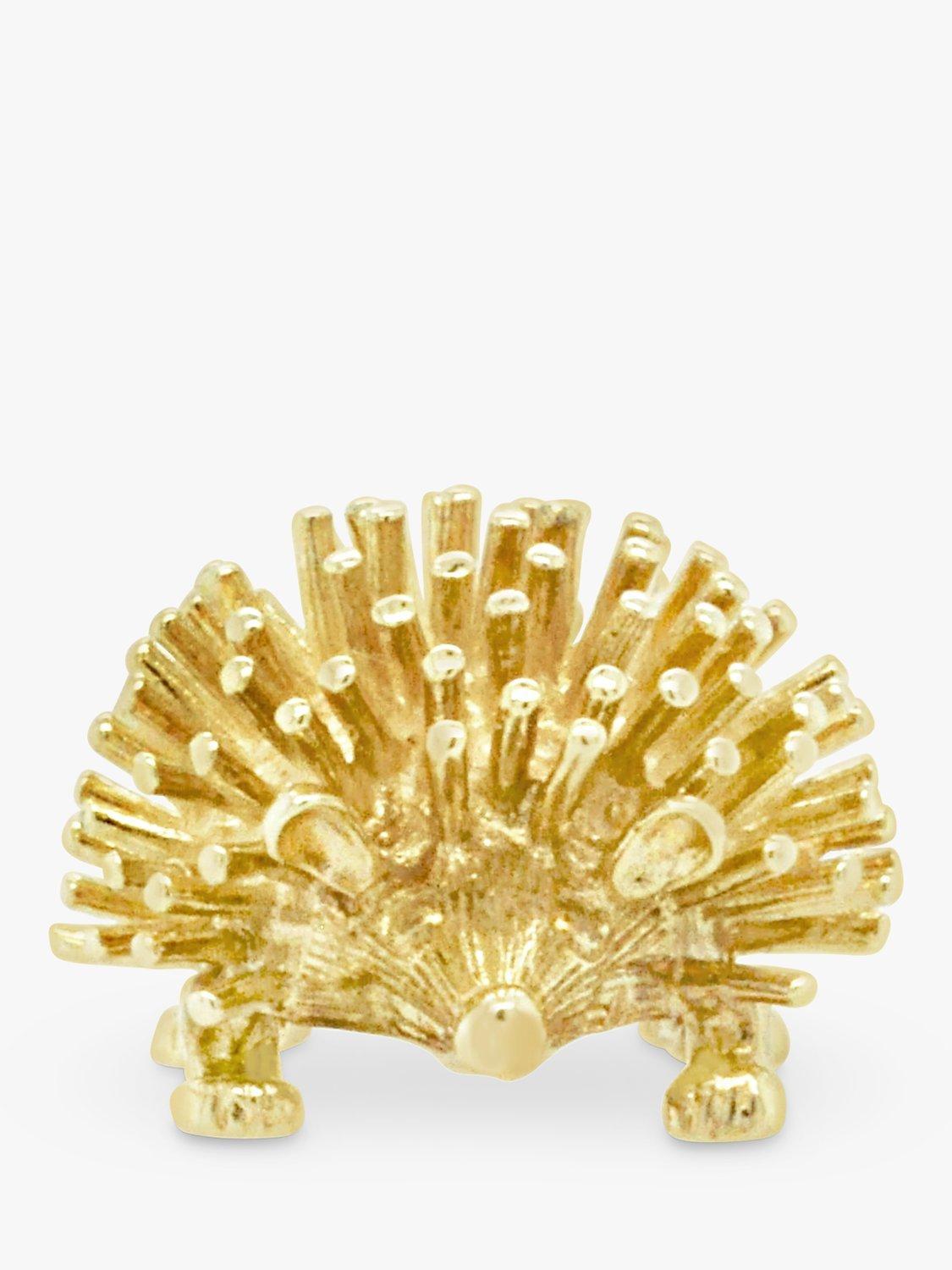 Product image 2 of 2, which shows Milton & Humble Jewellery Pre-Loved 9ct Yellow Gold Hedgehog Charm, Dated Birmingham 1979