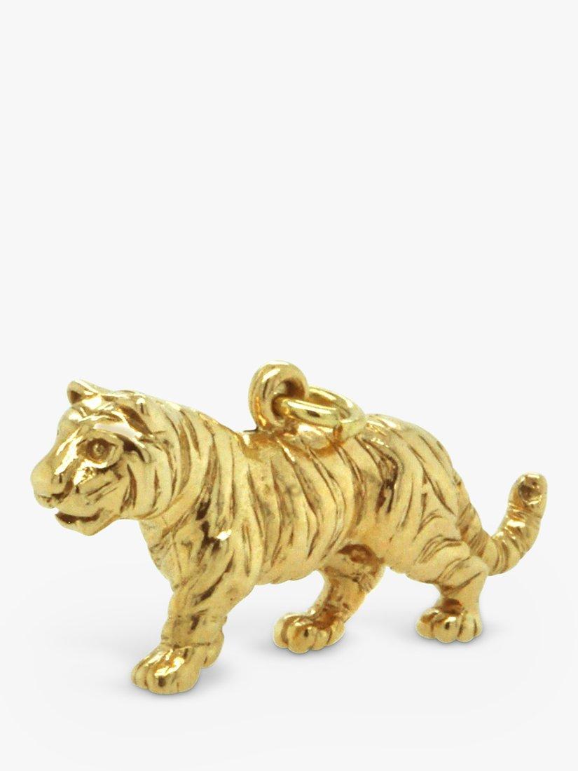 Product image 2 of 3, which shows Milton & Humble Jewellery Pre-Loved Payton Pepper Ltd 9ct Yellow Gold Tiger Charm, Dated 1991