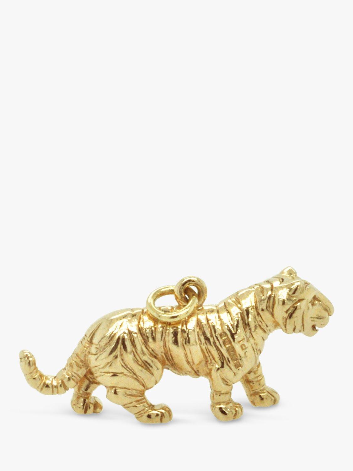 Product image 3 of 3, which shows Milton & Humble Jewellery Pre-Loved Payton Pepper Ltd 9ct Yellow Gold Tiger Charm, Dated 1991