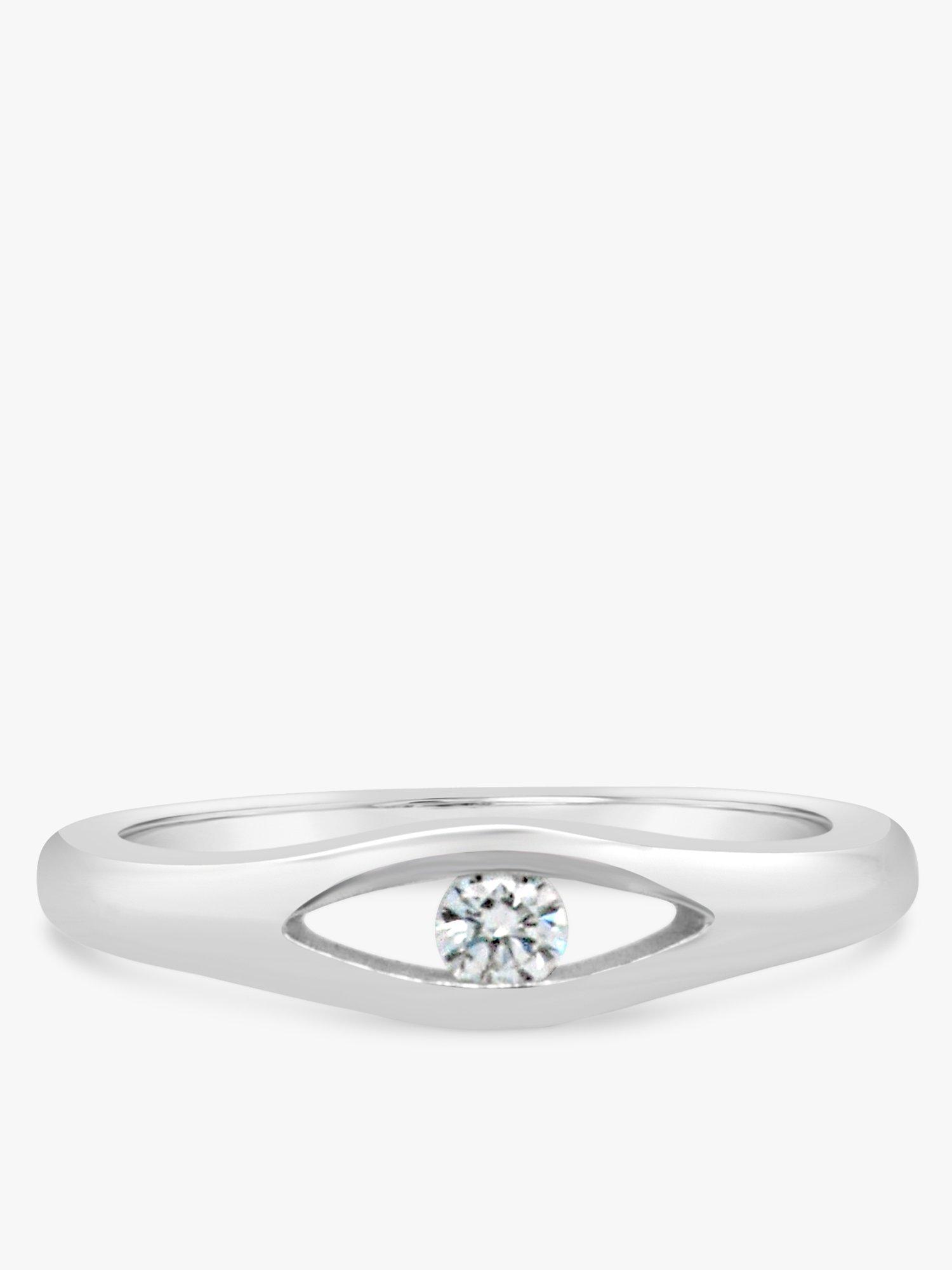 Product image 1 of 4, which shows Milton & Humble Jewellery Pre-Loved Paul Spurgeon Platinum Diamond Ring, Dated London 2009