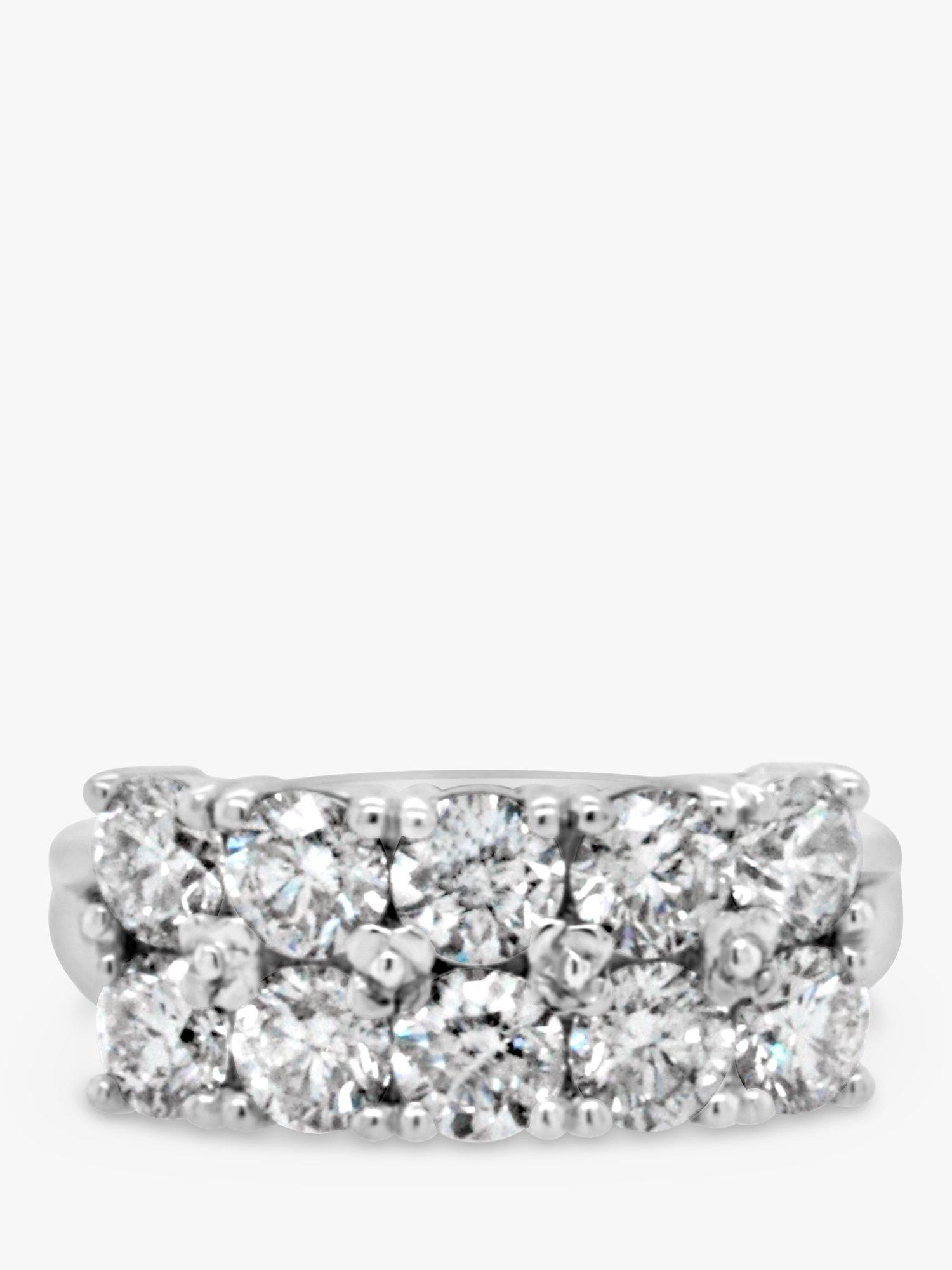 Product image 3 of 6, which shows Milton & Humble Jewellery Pre-Loved 18ct White Gold Diamond Engagement Ring, Dated Edinburgh 2019