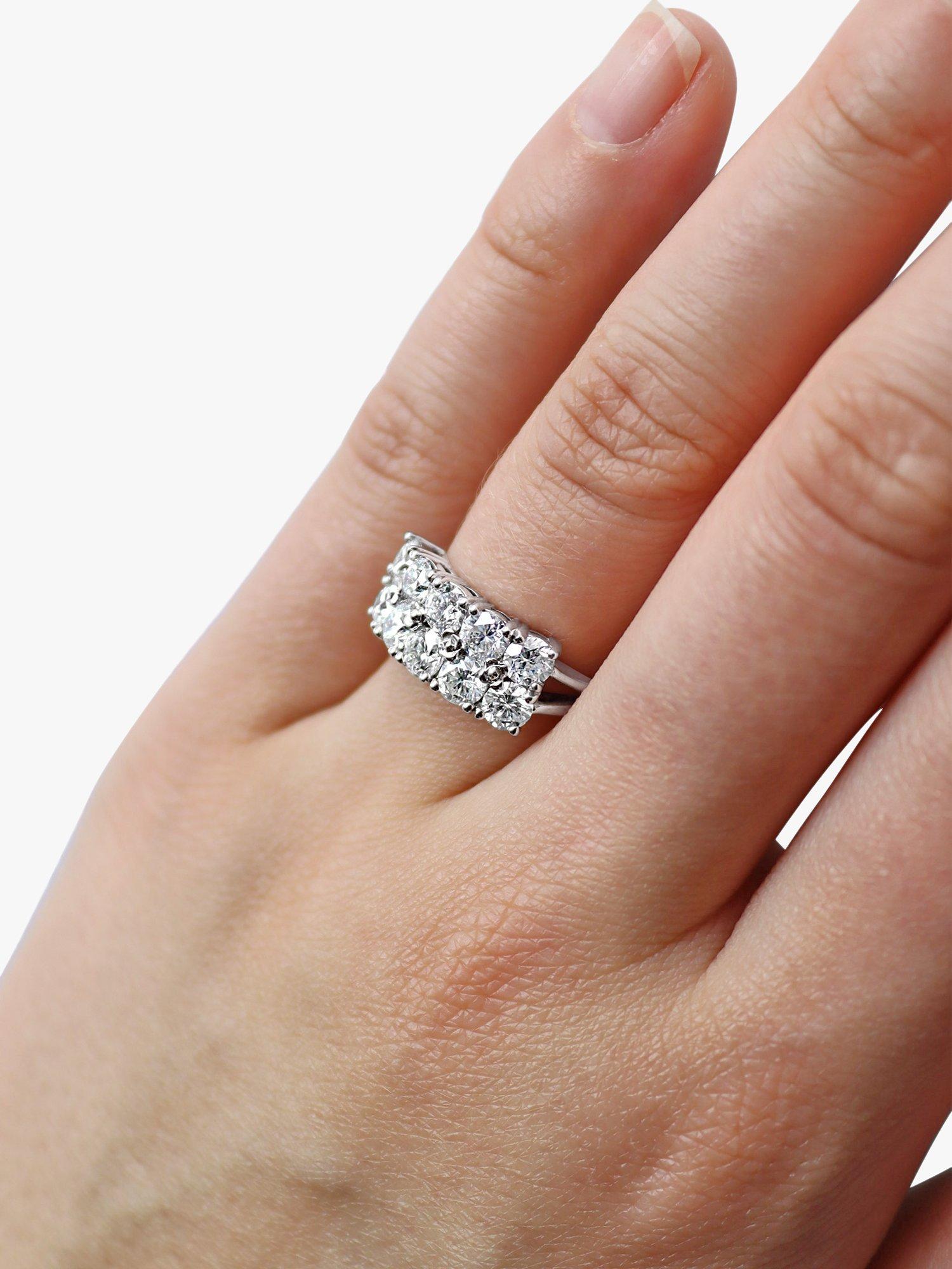 Product image 4 of 6, which shows Milton & Humble Jewellery Pre-Loved 18ct White Gold Diamond Engagement Ring, Dated Edinburgh 2019
