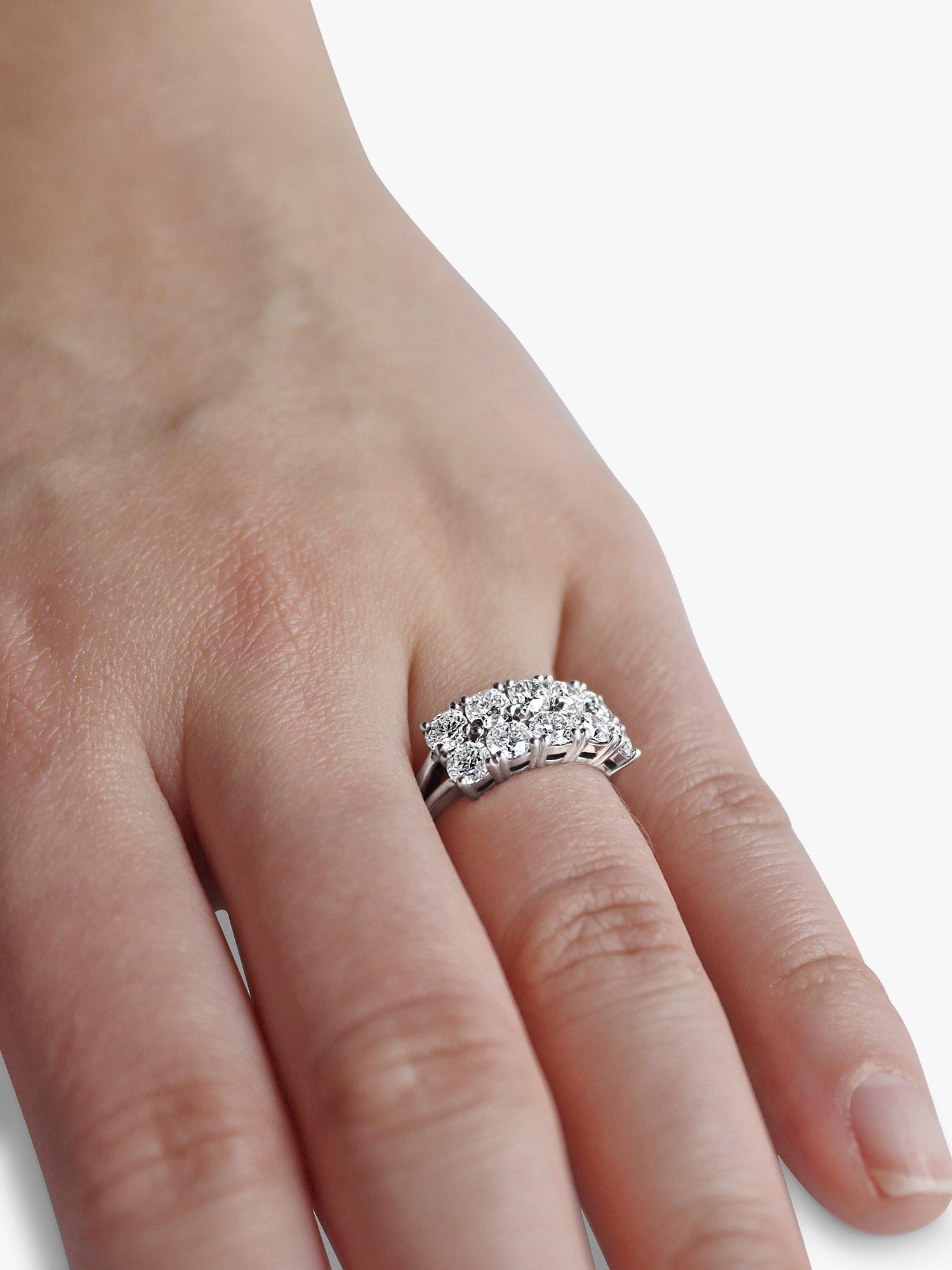 Product image 5 of 6, which shows Milton & Humble Jewellery Pre-Loved 18ct White Gold Diamond Engagement Ring, Dated Edinburgh 2019
